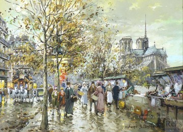 街並み Painting - AB ノートルダム パリ